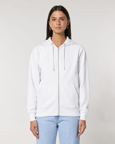 Cultivator 2.0 - Der Iconic Unisex-Zip-Hoodie - White - S bedrucken, Art.-Nr. STSU179C0011S