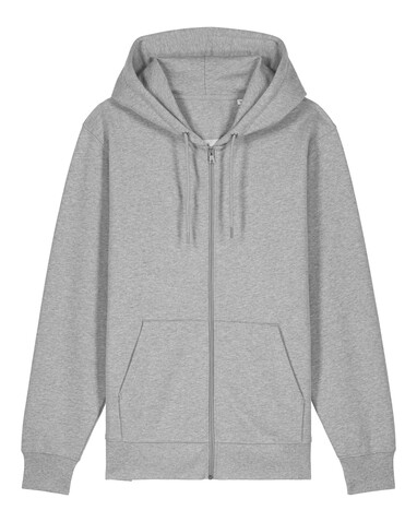 Cultivator 2.0 - Der Iconic Unisex-Zip-Hoodie - Heather Grey - XL bedrucken, Art.-Nr. STSU179C2501X