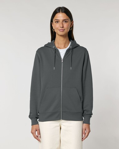 Cultivator 2.0 - Der Iconic Unisex-Zip-Hoodie - Anthracite - XS bedrucken, Art.-Nr. STSU179C253XS