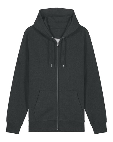 Cultivator 2.0 - Der Iconic Unisex-Zip-Hoodie - Dark Heather Grey - 3XL bedrucken, Art.-Nr. STSU179C6513X