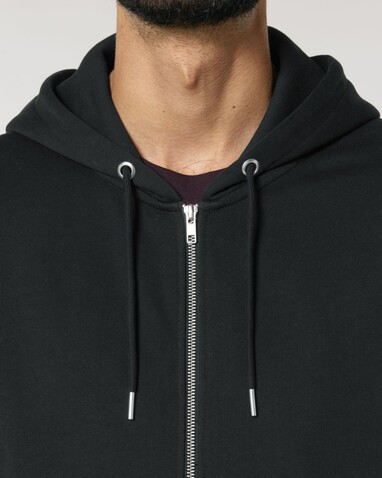 Cultivator 2.0 - Der Iconic Unisex-Zip-Hoodie - Black - XS bedrucken, Art.-Nr. STSU179C002XS
