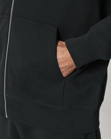 Cultivator 2.0 - Der Iconic Unisex-Zip-Hoodie - Black - XL bedrucken, Art.-Nr. STSU179C0021X
