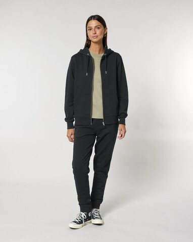 Cultivator 2.0 - Der Iconic Unisex-Zip-Hoodie - Black - S bedrucken, Art.-Nr. STSU179C0021S