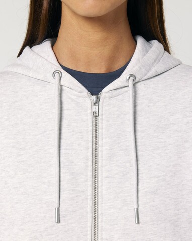 Cultivator 2.0 - Der Iconic Unisex-Zip-Hoodie - Cool Heather Grey - S bedrucken, Art.-Nr. STSU179C1461S