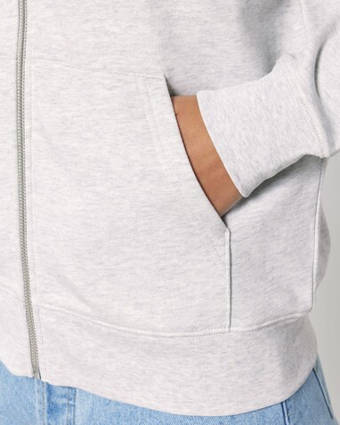 Cultivator 2.0 - Der Iconic Unisex-Zip-Hoodie - Cool Heather Grey - L bedrucken, Art.-Nr. STSU179C1461L
