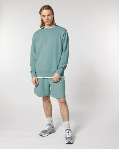 Matcher - Das Rundhals-Unisex-Sweatshirt aus French Terry - Teal Monstera - XS bedrucken, Art.-Nr. STSU799C060XS Matcher - Das Rundhals-Unisex-Sweatshirt aus French Terry - Teal Monstera - XS bedrucken, Art.-Nr. STSU799C060XS