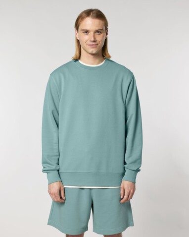 Matcher - Das Rundhals-Unisex-Sweatshirt aus French Terry - Teal Monstera - XS bedrucken, Art.-Nr. STSU799C060XS Matcher - Das Rundhals-Unisex-Sweatshirt aus French Terry - Teal Monstera - XS bedrucken, Art.-Nr. STSU799C060XS