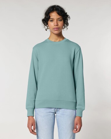 Matcher - Das Rundhals-Unisex-Sweatshirt aus French Terry - Teal Monstera - M bedrucken, Art.-Nr. STSU799C0601M