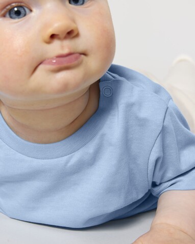Baby Creator - Das Iconic Baby-T-Shirt - Blue Soul - 0-6 m/56-68cm bedrucken, Art.-Nr. STTB918C149B1