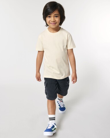 Mini Creator 2.0 - Das Iconic Kinder-T-Shirt - Natural Raw - 3-4/98-104cm bedrucken, Art.-Nr. STTK184C05403