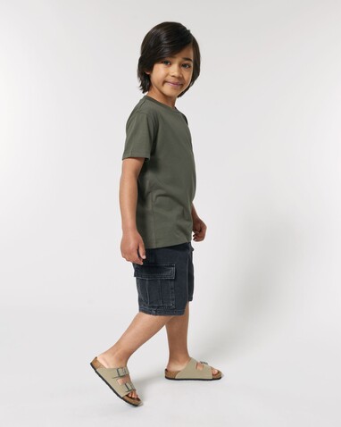 Mini Creator 2.0 - Das Iconic Kinder-T-Shirt - Khaki - 9-11/134-146cm bedrucken, Art.-Nr. STTK184C22309