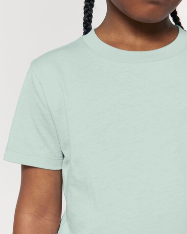 Mini Creator 2.0 - Das Iconic Kinder-T-Shirt - Caribbean Blue - 5-6/110-116cm bedrucken, Art.-Nr. STTK184C72405
