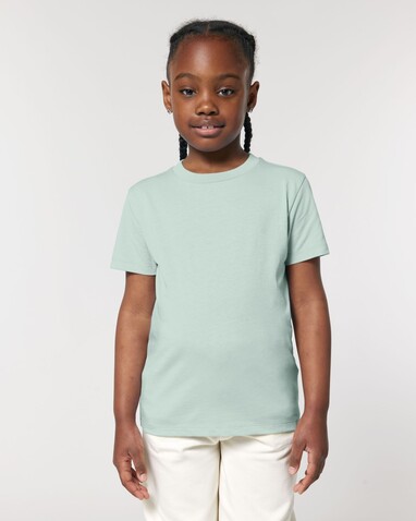 Mini Creator 2.0 - Das Iconic Kinder-T-Shirt - Caribbean Blue - 7-8/122-128cm bedrucken, Art.-Nr. STTK184C72407