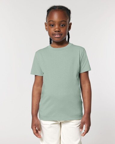 Mini Creator 2.0 - Das Iconic Kinder-T-Shirt - Aloe - 5-6/110-116cm bedrucken, Art.-Nr. STTK184C08905