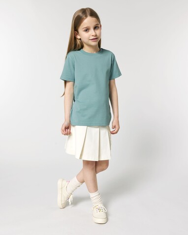 Mini Creator 2.0 - Das Iconic Kinder-T-Shirt - Teal Monstera - 5-6/110-116cm bedrucken, Art.-Nr. STTK184C06005