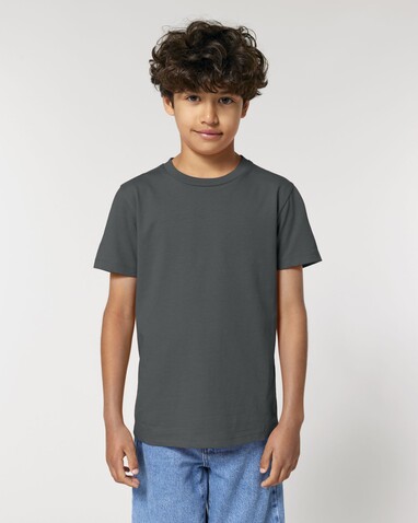 Mini Creator 2.0 - Das Iconic Kinder-T-Shirt - Anthracite - 3-4/98-104cm bedrucken, Art.-Nr. STTK184C25303