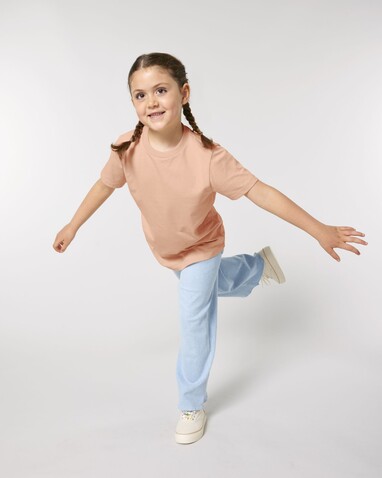 Mini Creator 2.0 - Das Iconic Kinder-T-Shirt - Fraiche Peche - 7-8/122-128cm bedrucken, Art.-Nr. STTK184C10107