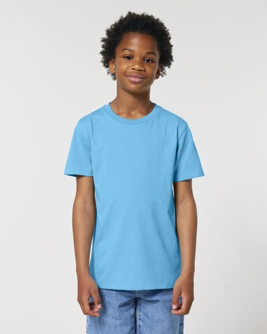 Mini Creator 2.0 - Das Iconic Kinder-T-Shirt - Aqua Blue - 12-13/152-158cm bedrucken, Art.-Nr. STTK184C14512