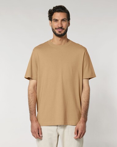 Sparker 2.0 - Das Relaxed Unisex-T-Shirt - Latte - M bedrucken, Art.-Nr. STTU171C1121M