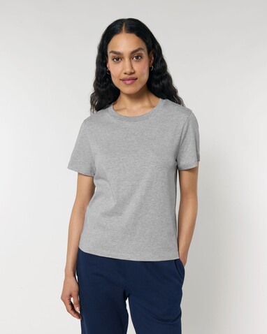 Stella Muser - Das Iconic Damen-T-Shirt - Heather Grey - XS bedrucken, Art.-Nr. STTW172C250XS