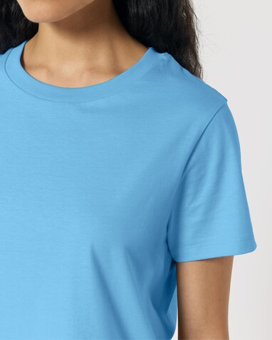 Stella Muser - Das Iconic Damen-T-Shirt - Aqua Blue - S bedrucken, Art.-Nr. STTW172C1451S