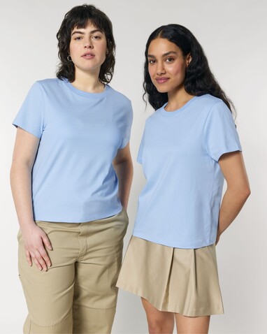 Stella Muser - Das Iconic Damen-T-Shirt - Blue Soul - S bedrucken, Art.-Nr. STTW172C1491S