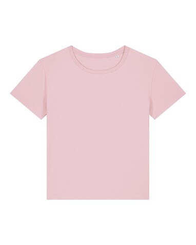 Stella Serena - Das Damen-T-Shirt mit weitem Rundhalsausschnitt - Cotton Pink - XL bedrucken, Art.-Nr. STTW173C0051X