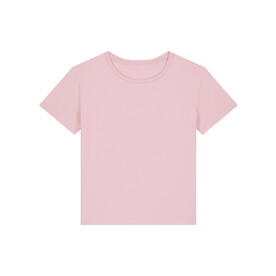 Stella Serena - Das Iconic Mid-Light Damen-Scoop-Neck-T-Shirt - Cotton Pink - XXL bedrucken, Art.-Nr. STTW173C0052X
