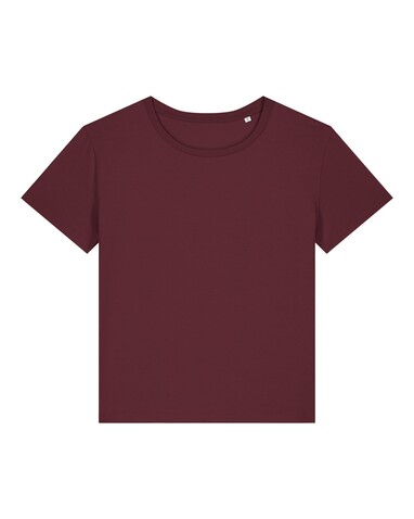 Stella Serena - Das Damen-T-Shirt mit weitem Rundhalsausschnitt - Burgundy - XL bedrucken, Art.-Nr. STTW173C2441X Stella Serena - Das Damen-T-Shirt mit weitem Rundhalsausschnitt - Burgundy - XL bedrucken, Art.-Nr. STTW173C2441X
