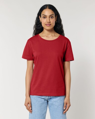 Stella Serena - Das Damen-T-Shirt mit weitem Rundhalsausschnitt - Red - S bedrucken, Art.-Nr. STTW173C0041S Stella Serena - Das Damen-T-Shirt mit weitem Rundhalsausschnitt - Red - S bedrucken, Art.-Nr. STTW173C0041S