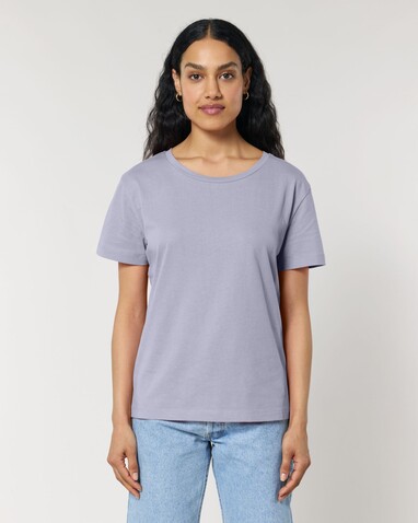 Stella Serena - Das Damen-T-Shirt mit weitem Rundhalsausschnitt - Lavender - XL bedrucken, Art.-Nr. STTW173C0631X Stella Serena - Das Damen-T-Shirt mit weitem Rundhalsausschnitt - Lavender - XL bedrucken, Art.-Nr. STTW173C0631X