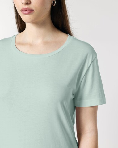 Stella Serena - Das Damen-T-Shirt mit weitem Rundhalsausschnitt - Caribbean Blue - S bedrucken, Art.-Nr. STTW173C7241S