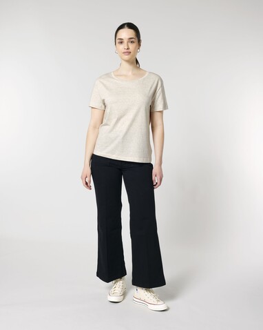 Stella Serena - Das Damen-T-Shirt mit weitem Rundhalsausschnitt - Eco Heather - XXL bedrucken, Art.-Nr. STTW173C1472X