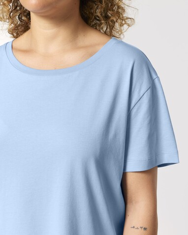 Stella Serena - Das Damen-T-Shirt mit weitem Rundhalsausschnitt - Blue Soul - XXL bedrucken, Art.-Nr. STTW173C1492X Stella Serena - Das Damen-T-Shirt mit weitem Rundhalsausschnitt - Blue Soul - XXL bedrucken, Art.-Nr. STTW173C1492X