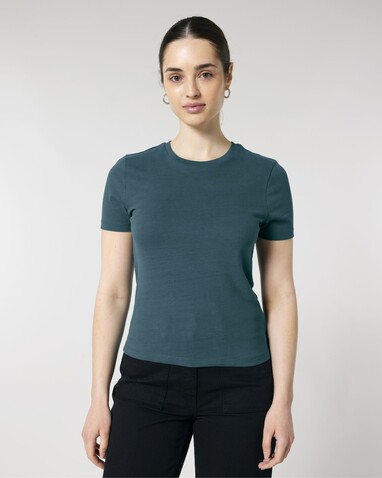 Stella Ella - Das kurze Fitted Damen-T-Shirt - Stargazer - M bedrucken, Art.-Nr. STTW174C7021M Stella Ella - Das kurze Fitted Damen-T-Shirt - Stargazer - M bedrucken, Art.-Nr. STTW174C7021M
