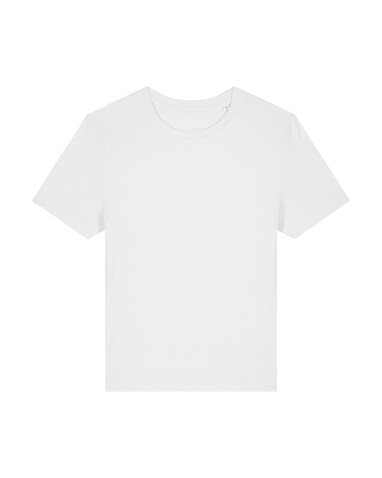 Stella Ella - Das kurze Fitted Damen-T-Shirt - White - S bedrucken, Art.-Nr. STTW174C0011S