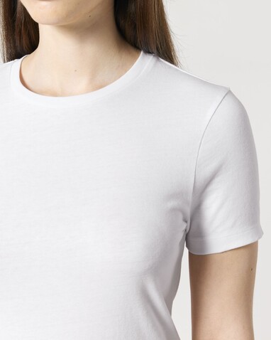 Stella Ella - Das kurze Fitted Damen-T-Shirt - White - XS bedrucken, Art.-Nr. STTW174C001XS