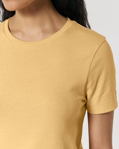 Stella Ella - Das kurze Fitted Damen-T-Shirt - Nispero - M bedrucken, Art.-Nr. STTW174C1421M Stella Ella - Das kurze Fitted Damen-T-Shirt - Nispero - M bedrucken, Art.-Nr. STTW174C1421M