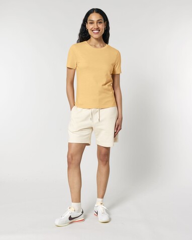 Stella Ella - Das kurze Fitted Damen-T-Shirt - Nispero - L bedrucken, Art.-Nr. STTW174C1421L Stella Ella - Das kurze Fitted Damen-T-Shirt - Nispero - L bedrucken, Art.-Nr. STTW174C1421L