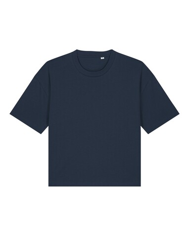 Stella Nova - Das Boxy Damen-T-Shirt - French Navy - M bedrucken, Art.-Nr. STTW175C7271M