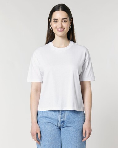 Stella Nova - Das Boxy Damen-T-Shirt - White - S bedrucken, Art.-Nr. STTW175C0011S