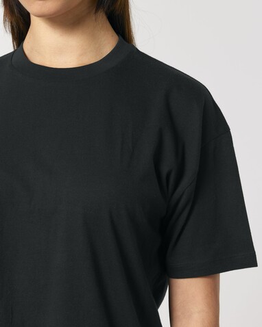Stella Nova - Das Boxy Damen-T-Shirt - Black - XL bedrucken, Art.-Nr. STTW175C0021X