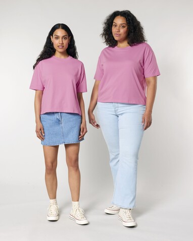 Stella Nova - Das Boxy Damen-T-Shirt - Bubble Pink - S bedrucken, Art.-Nr. STTW175C1291S