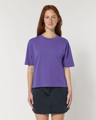 Stella Nova - Das Boxy Damen-T-Shirt - Purple Love - XXL bedrucken, Art.-Nr. STTW175C1152X