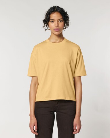 Stella Nova - Das Boxy Damen-T-Shirt - Nispero - M bedrucken, Art.-Nr. STTW175C1421M Stella Nova - Das Boxy Damen-T-Shirt - Nispero - M bedrucken, Art.-Nr. STTW175C1421M