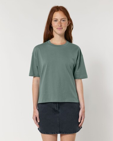 Stella Nova - Das Boxy Damen-T-Shirt - Green Bay - S bedrucken, Art.-Nr. STTW175C1441S