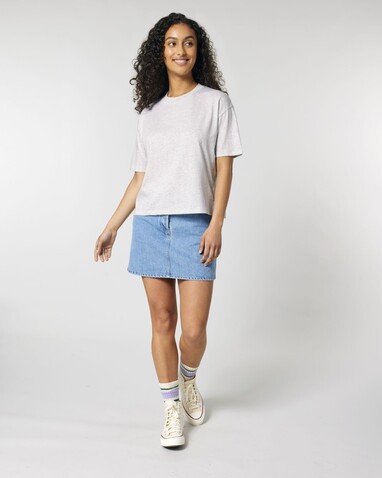 Stella Nova - Das Boxy Damen-T-Shirt - Cool Heather Grey - S bedrucken, Art.-Nr. STTW175C1461S Stella Nova - Das Boxy Damen-T-Shirt - Cool Heather Grey - S bedrucken, Art.-Nr. STTW175C1461S