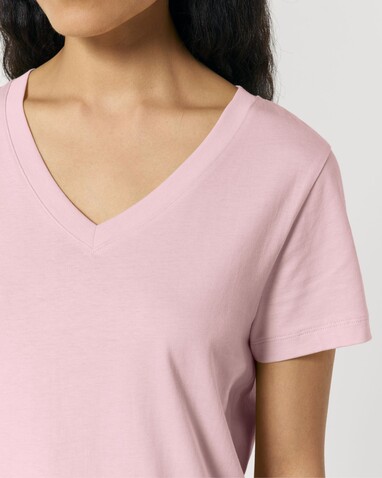 Stella Isla - Das Damen-T-Shirt mit V-Ausschnitt - Cotton Pink - XS bedrucken, Art.-Nr. STTW176C005XS