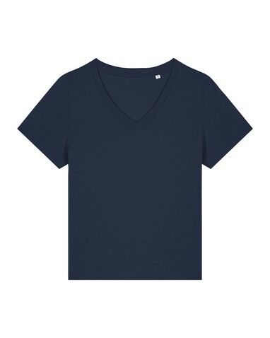 Stella Isla - Das Damen-T-Shirt mit V-Ausschnitt - French Navy - XL bedrucken, Art.-Nr. STTW176C7271X