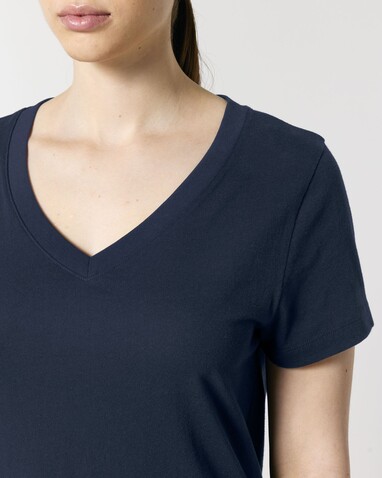Stella Isla - Das Damen-T-Shirt mit V-Ausschnitt - French Navy - XL bedrucken, Art.-Nr. STTW176C7271X